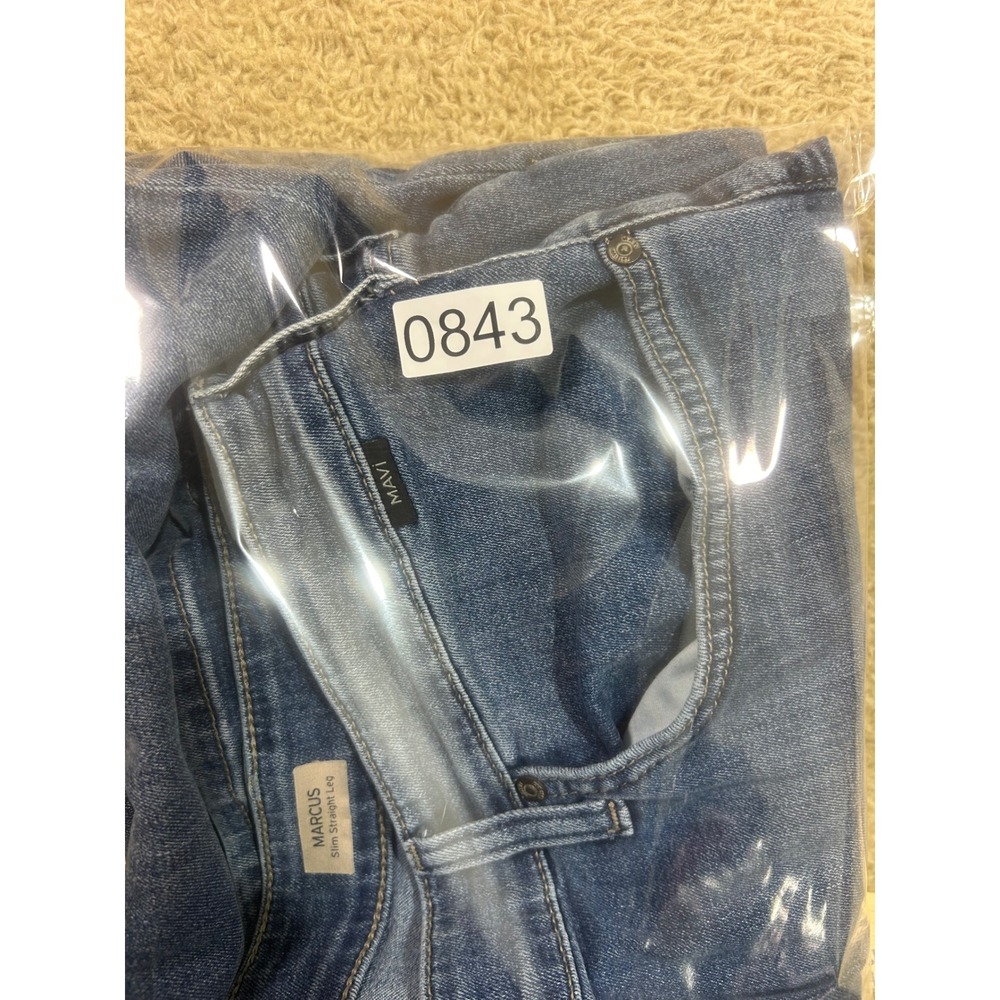 Mavi Jeans‎ Marcus Slim Straight Leg Blue Wash Denim Men's Jeans 42x30 - Picture 8 of 8